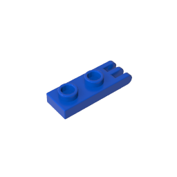 Placa de bisagra 1 x 2 con 3 dedos y pernos huecos-MyGobricksEs