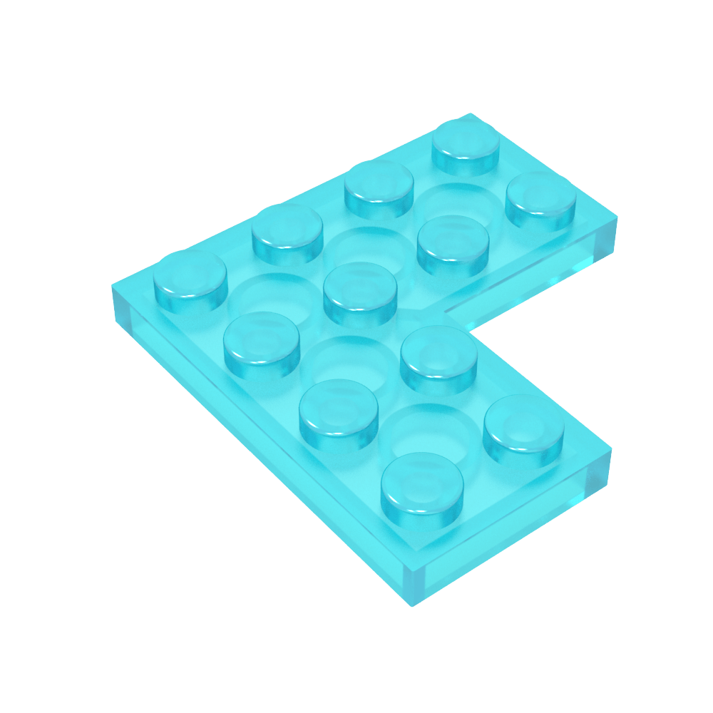 Placa 4 x 4 Esquina-MyGobricksEs