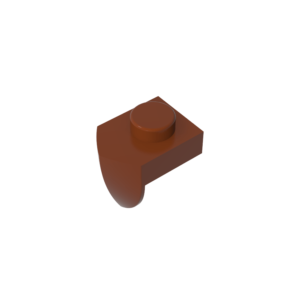 Placa Especial 1 x 1 con Diente Vertical-MyGobricksEs