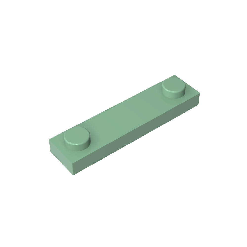 Placa especial 1 x 4 con 2 tacos-MyGobricksEs