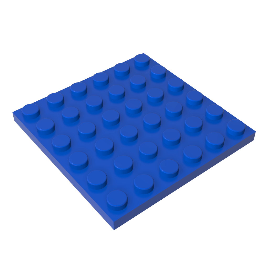 Placa 6 x 6-MyGobricksEs