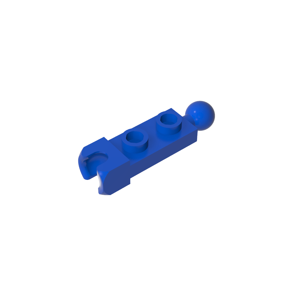 Placa especial 1 x 2 con copa de extremo de 5,9 mm y bola de remolque-MyGobricksEs