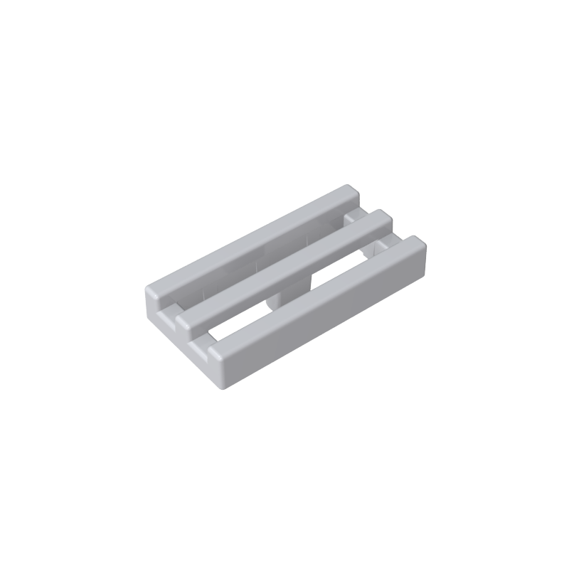 Rejilla especial para azulejos de 1 x 2 pulgadas con ranura inferior-MyGobricksEs