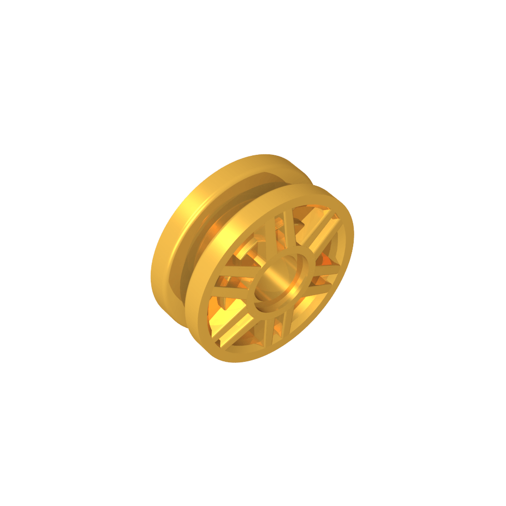 Rueda 18 x 8 con tornillos falsos y radios profundos con anillo interior-MyGobricksEs