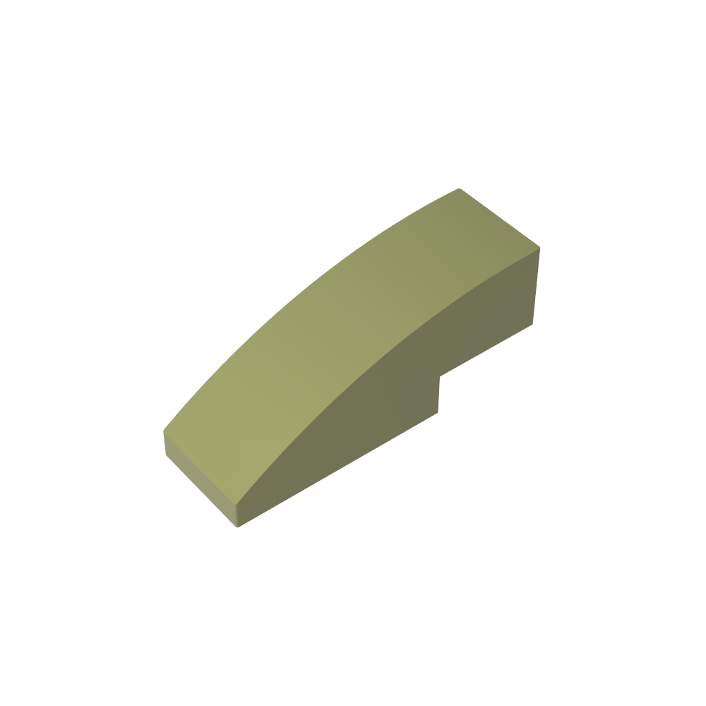 Pendiente curva 3 x 1 sin montantes-MyGobricksEs