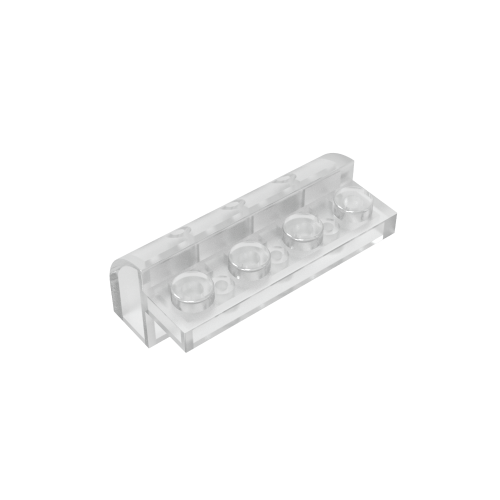 Ladrillo curvo 2 x 4 x 1 1/3 con parte superior curva-MyGobricksEs