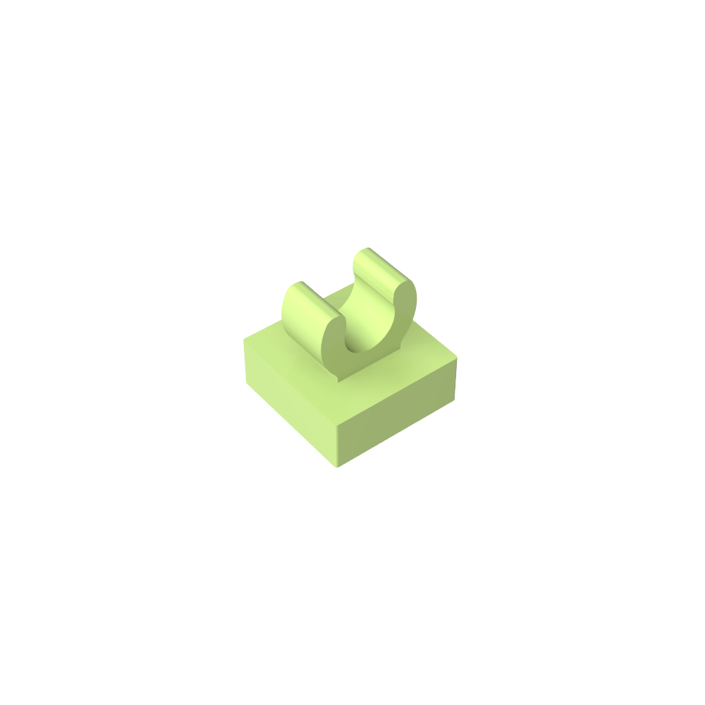 Azulejo Especial 1 x 1 con Clip con Bordes Redondeados-MyGobricksEs