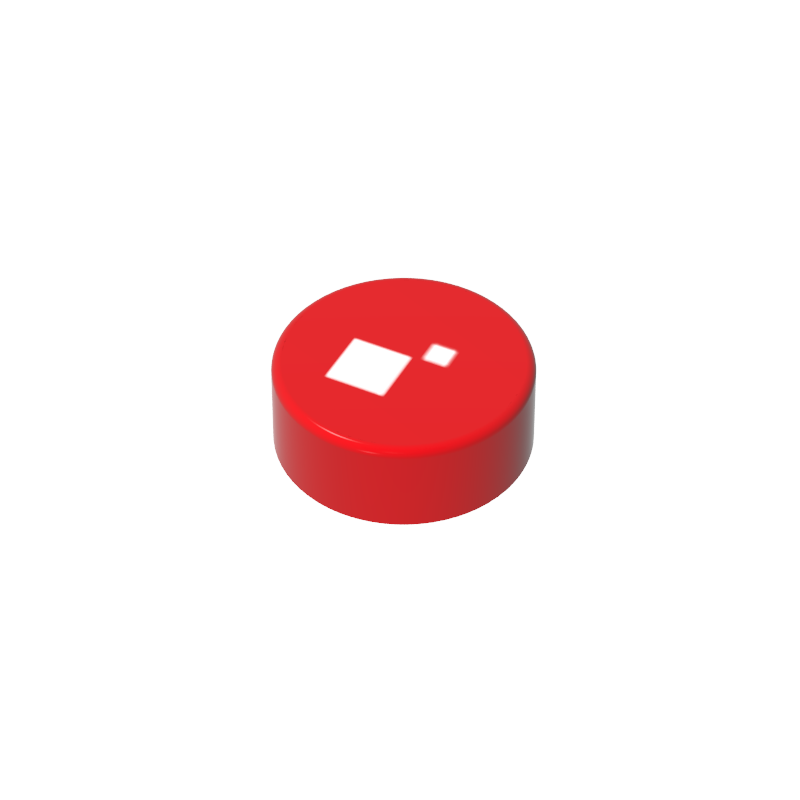 1x1 Round Gloss Panel Print