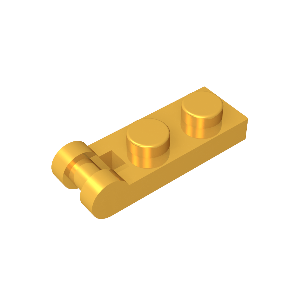Placa Especial 1 x 2 con Asa en el Extremo [Extremos Cerrados]-MyGobricksEs