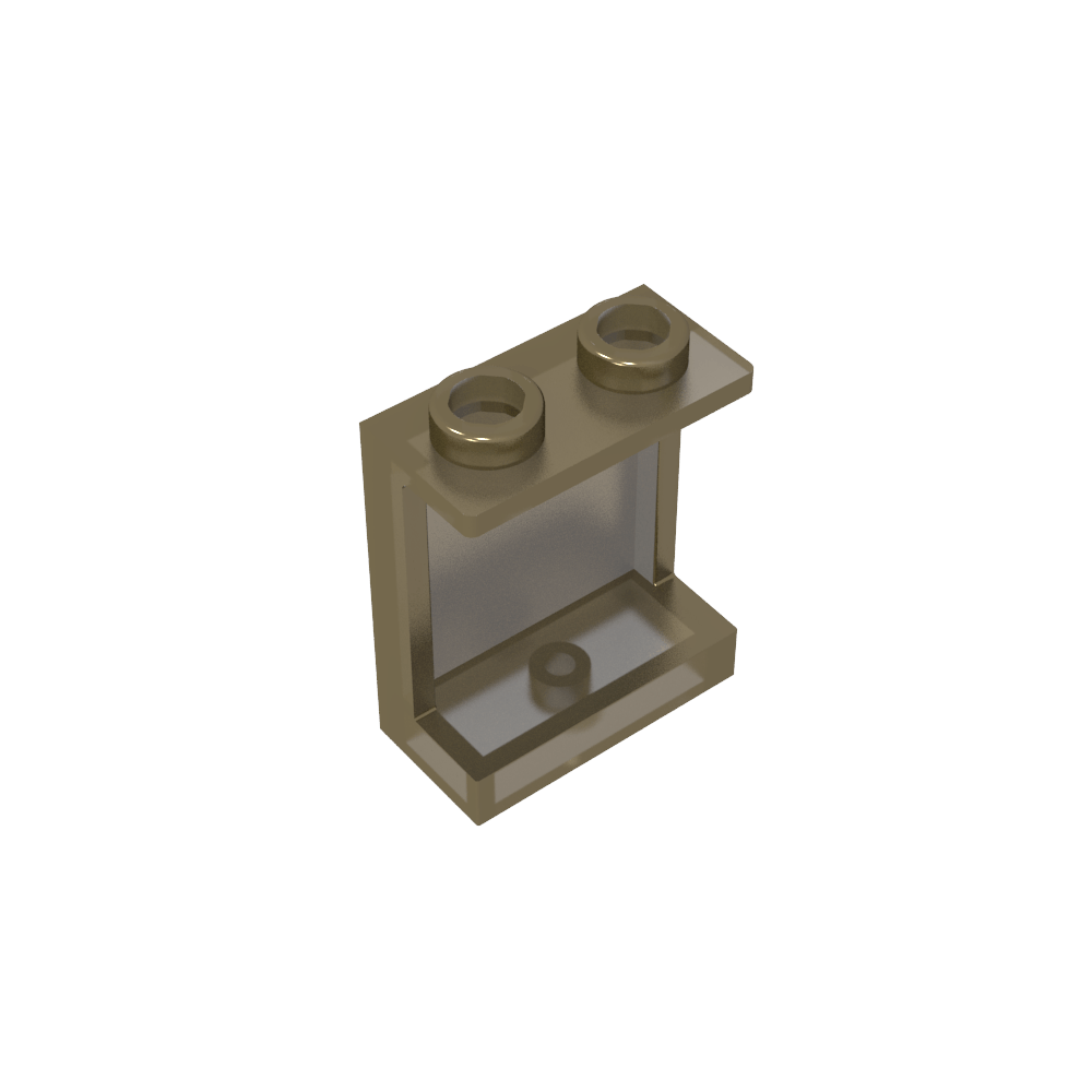 Panel 1 x 2 x 2 [Soportes laterales / Montantes huecos]-MyGobricksEs