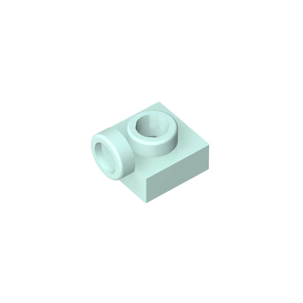 Placa especial 1 x 1 con tacos en el lateral-MyGobricksEs
