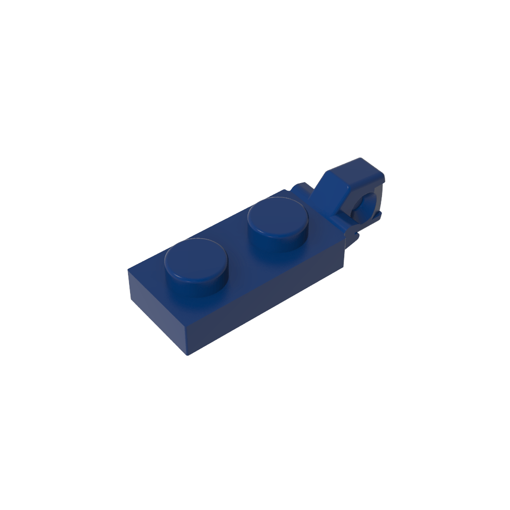 Placa de bisagra 1 x 2 con bloqueo con 1 dedo en el extremo, sin ranura-MyGobricksEs