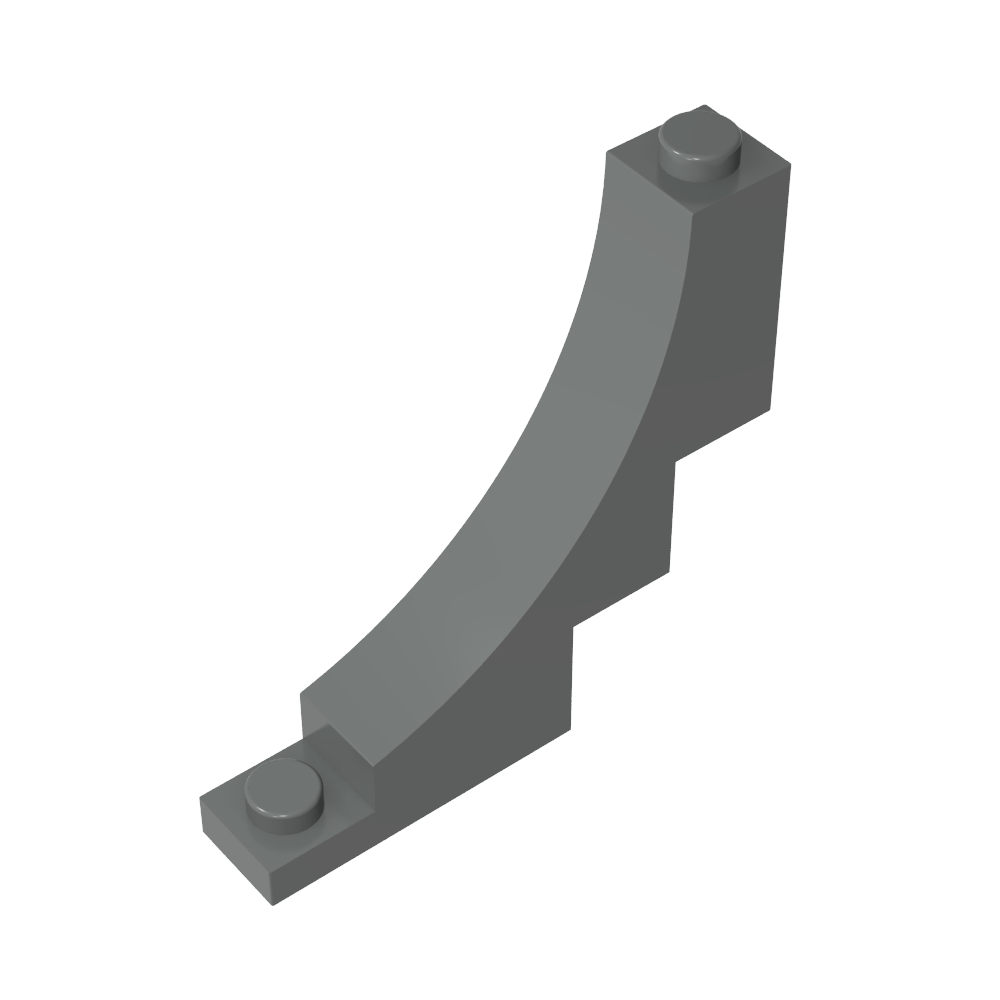 Arco de ladrillo 1 x 5 x 4 invertido-MyGobricksEs