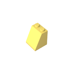 Ladrillos inclinados de 2x2x2 a 65°