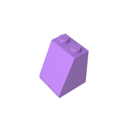 Pendiente 65° 2 x 2 x 2 con tubo inferior-MyGobricksEs