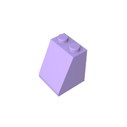 Pendiente 65° 2 x 2 x 2 con tubo inferior-MyGobricksEs