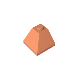 Pendiente 45° 2 x 2 Doble Convexa-MyGobricksEs