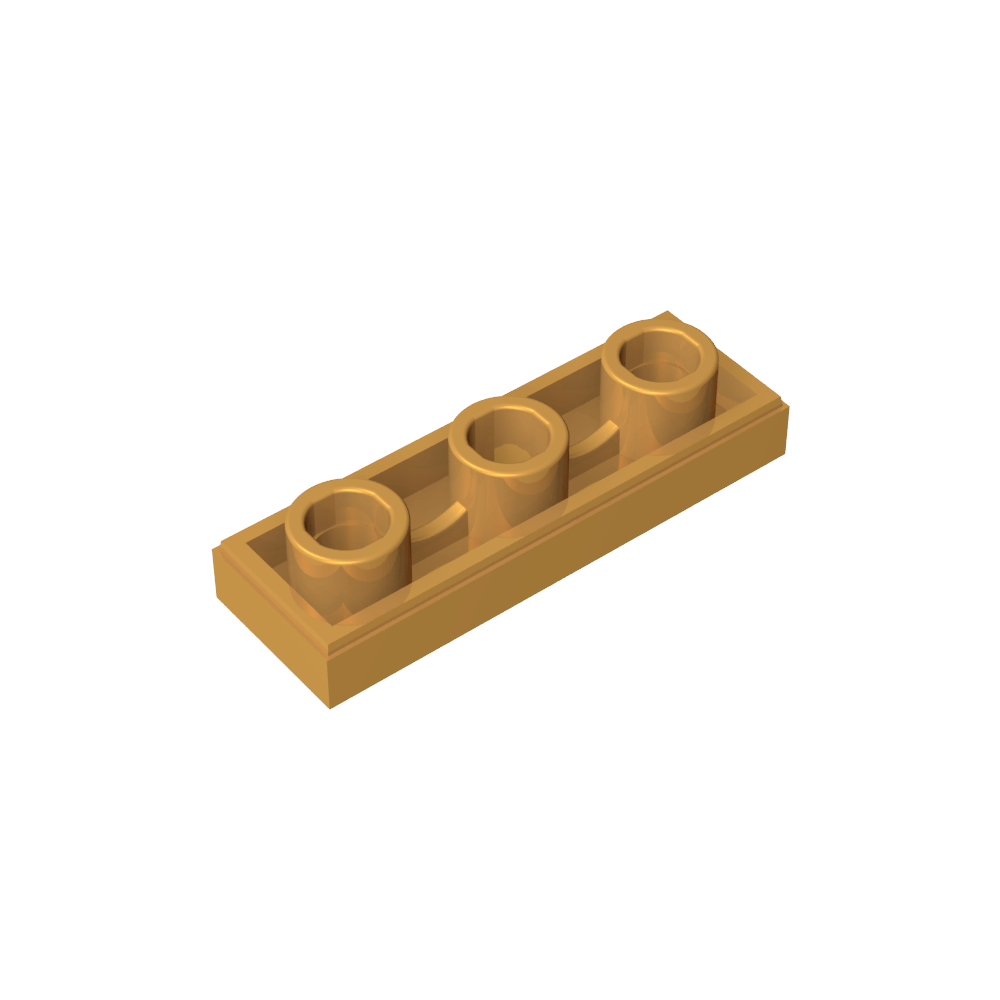 Azulejo especial 1 x 3 invertido con orificio central-MyGobricksEs