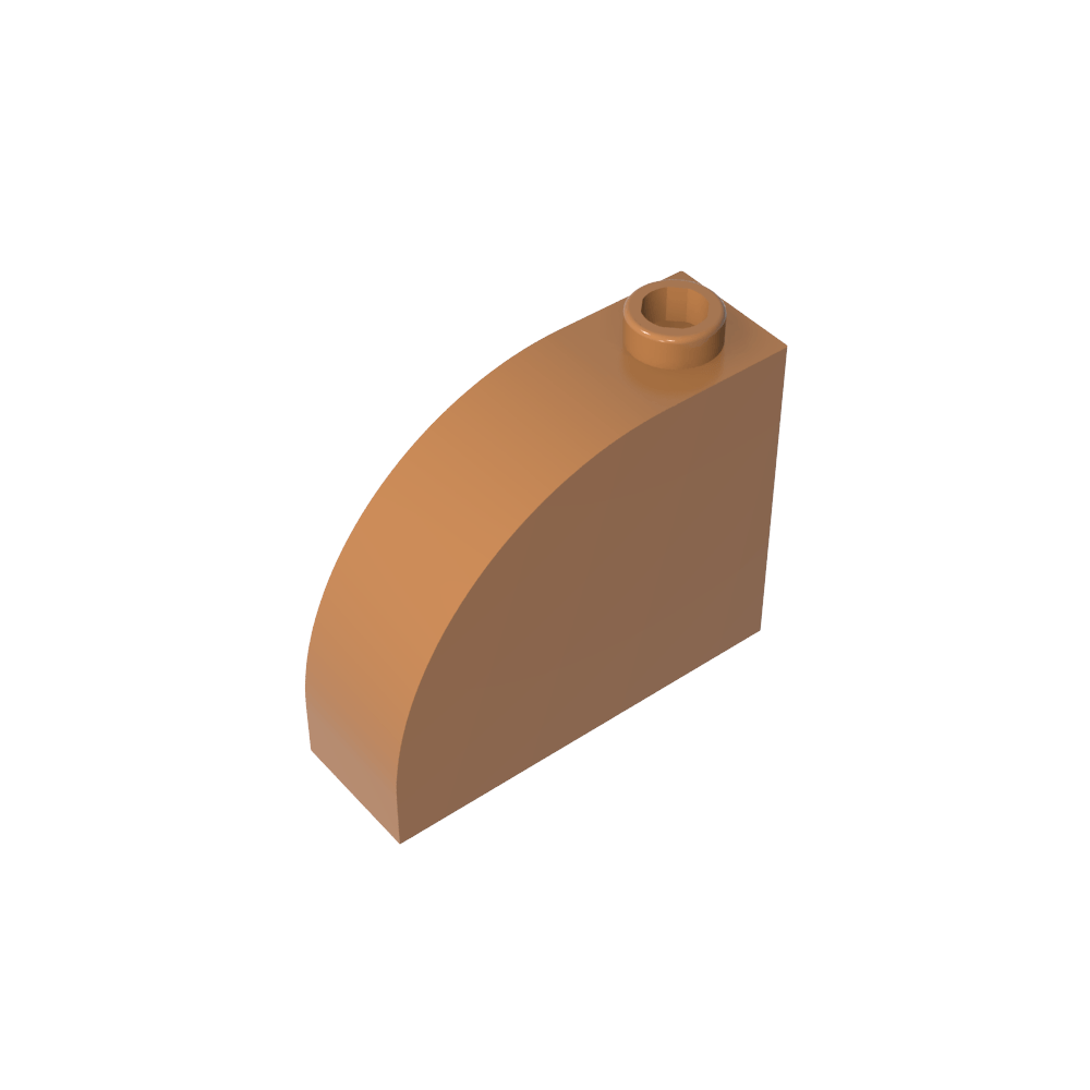 Ladrillo Curvo 1 x 3 x 2-MyGobricksEs