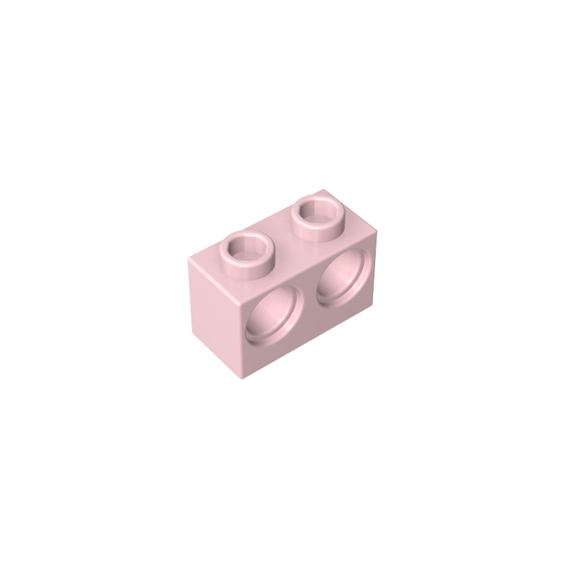 1x2 bricks with 2 holes