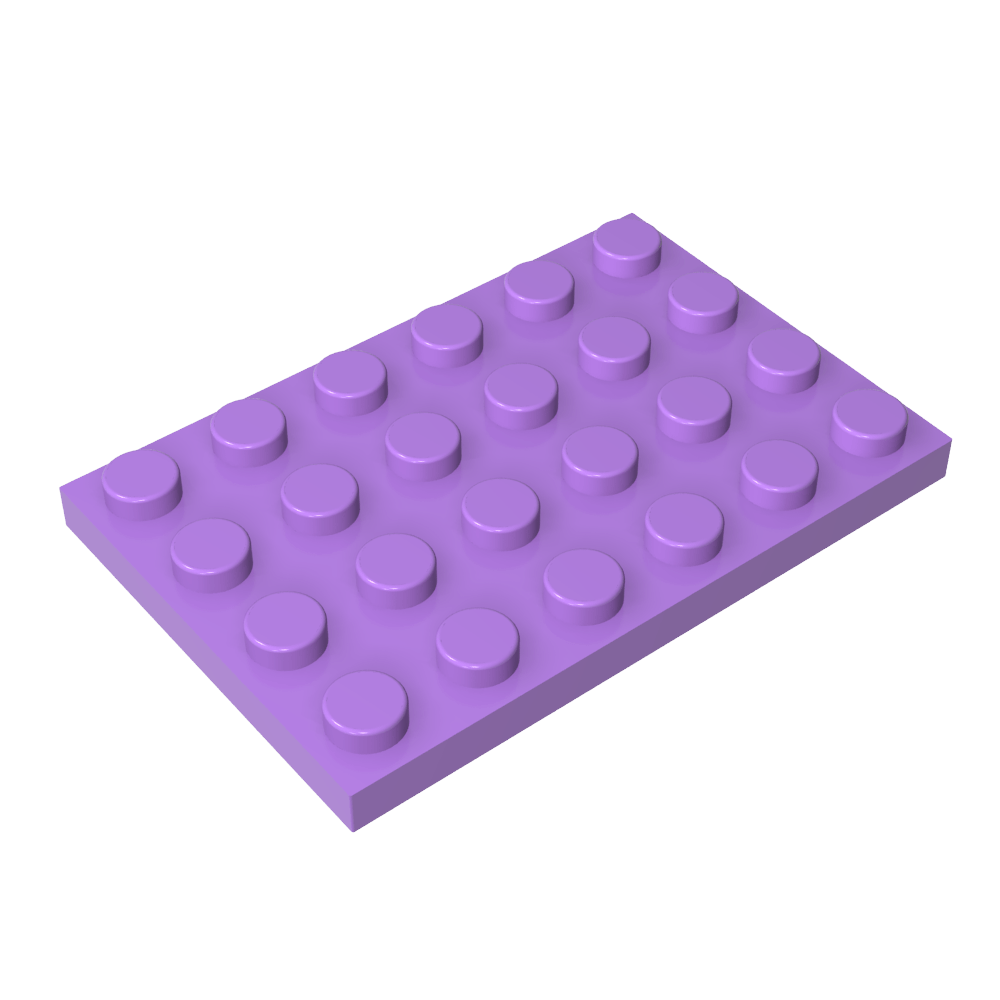 Placa 4 x 6-MyGobricksEs