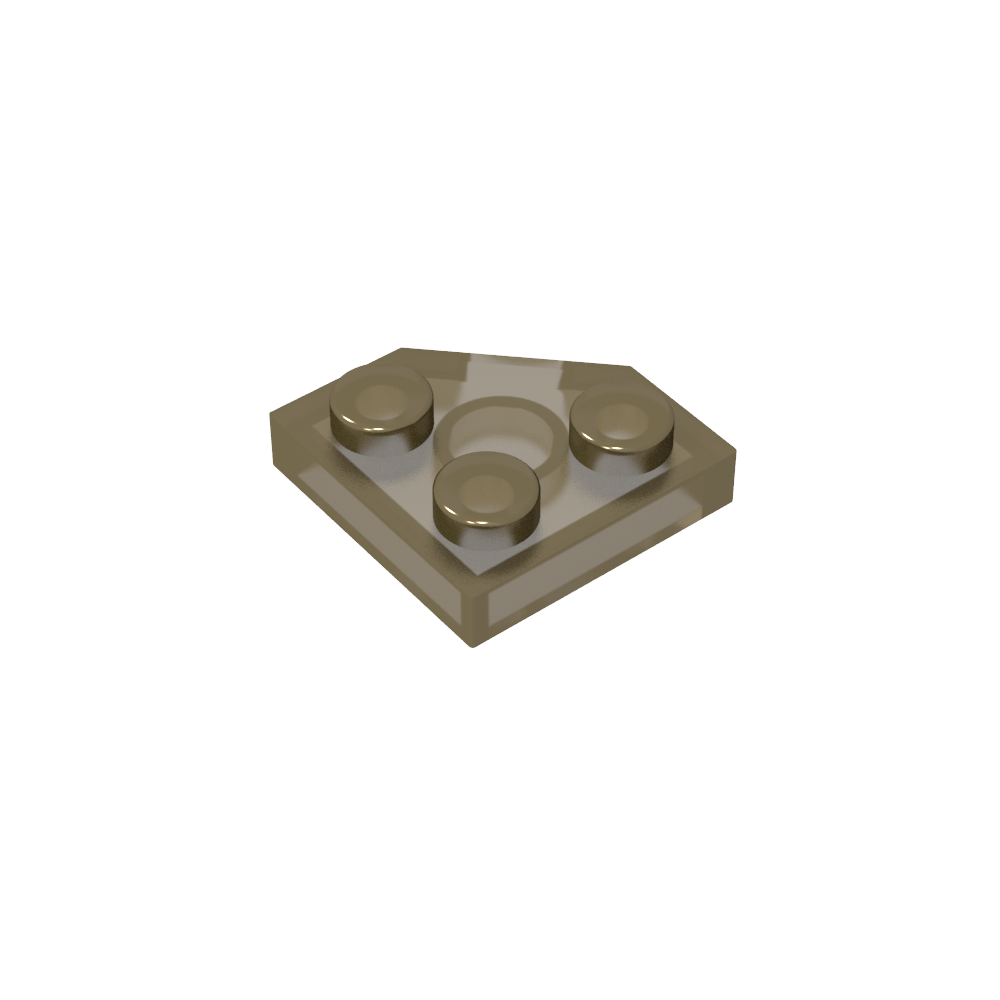 Placa de cuña de 2 x 2 con esquinas cortadas-MyGobricksEs
