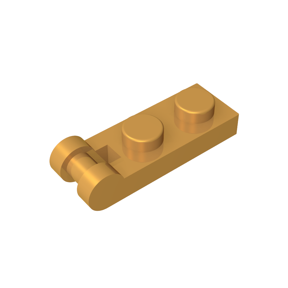 Placa Especial 1 x 2 con Asa en el Extremo [Extremos Cerrados]-MyGobricksEs