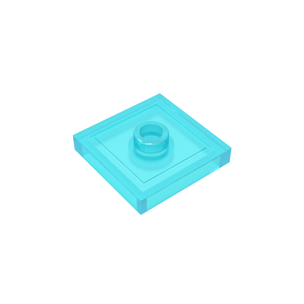 Placa especial 2 x 2 con ranura y perno central (puente)-MyGobricksEs