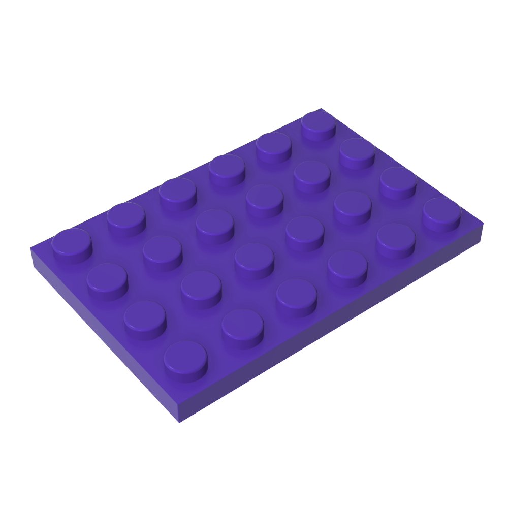 Placa 4 x 6-MyGobricksEs