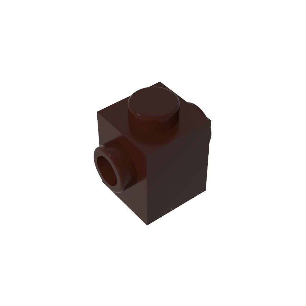 Ladrillo especial 1 x 1 con tacos en 2 lados-MyGobricksEs