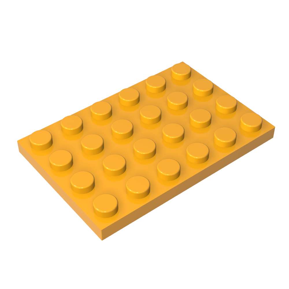 Placa 4 x 6-MyGobricksEs