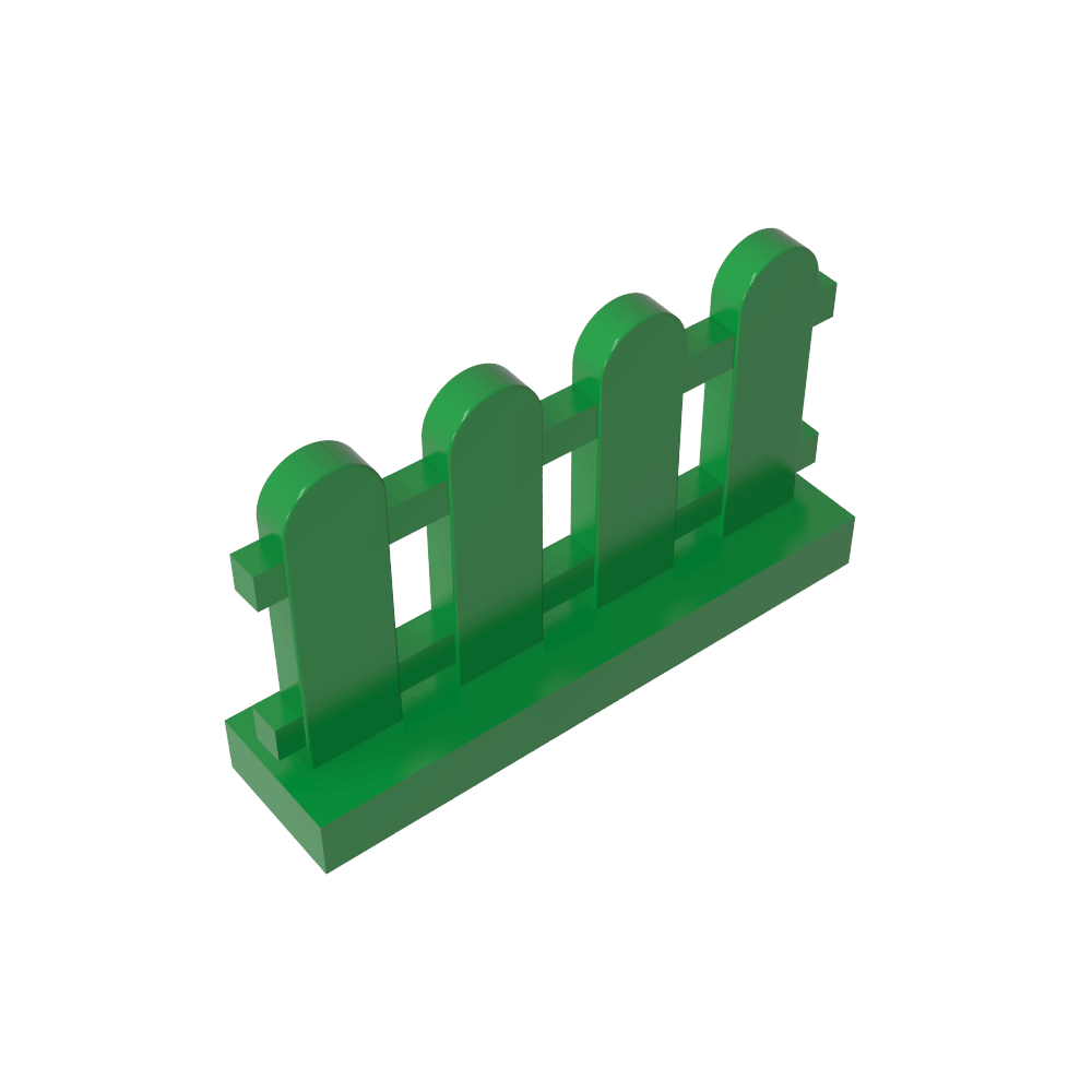 Valla de estacas 1 x 4 x 2-MyGobricksEs