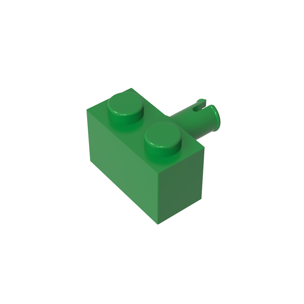 Ladrillo Especial 1 x 2 con Pin-MyGobricksEs