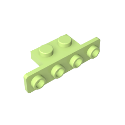 Soporte 1 x 2 - 1 x 4 [Esquinas redondeadas]-MyGobricksEs