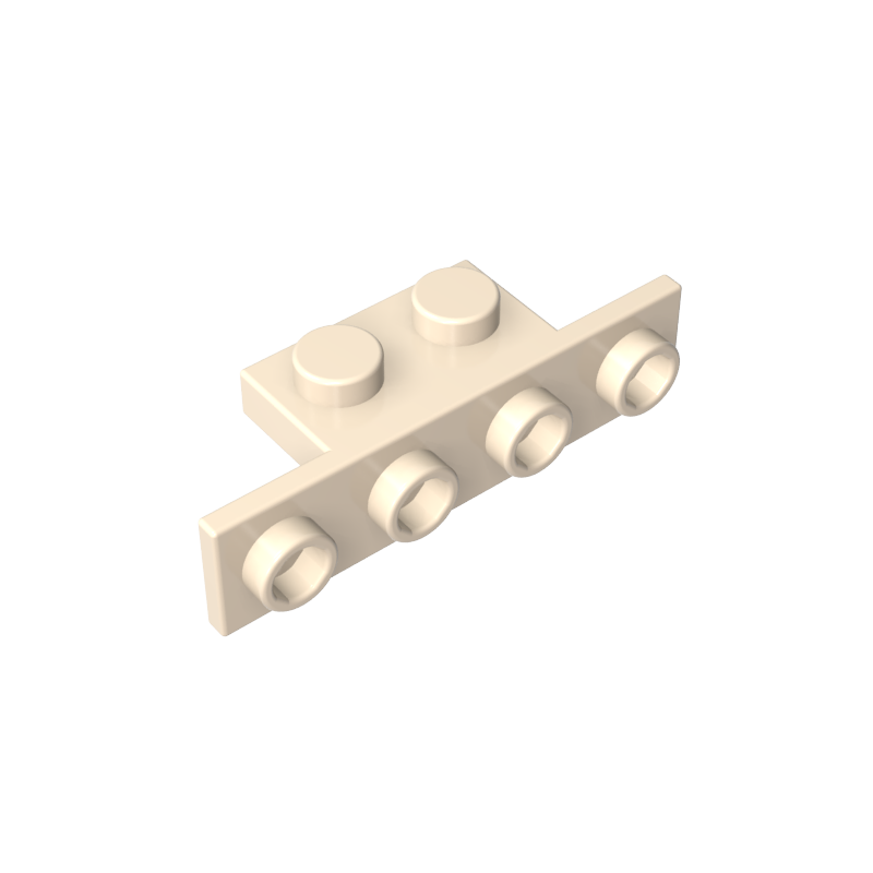 Soporte 1 x 2 - 1 x 4 [Esquinas redondeadas]-MyGobricksEs