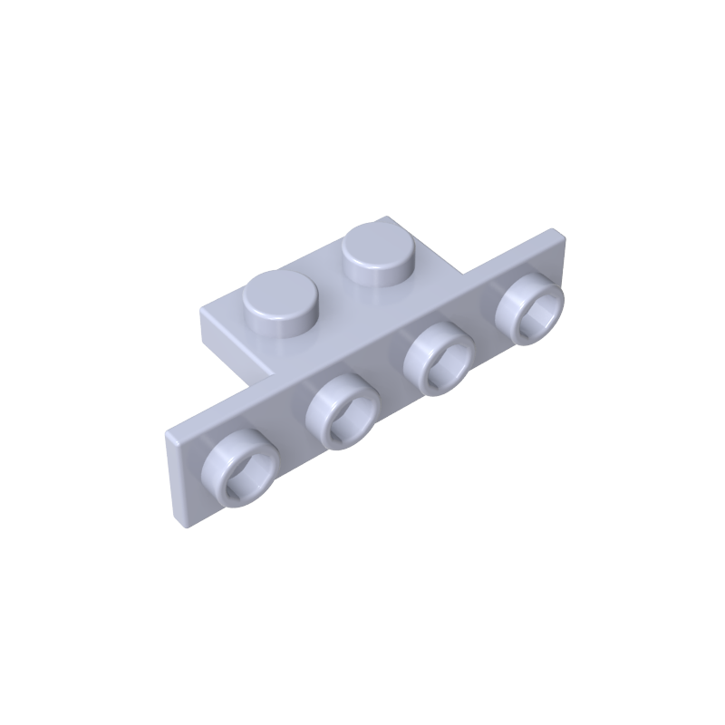 Soporte 1 x 2 - 1 x 4 [Esquinas redondeadas]-MyGobricksEs
