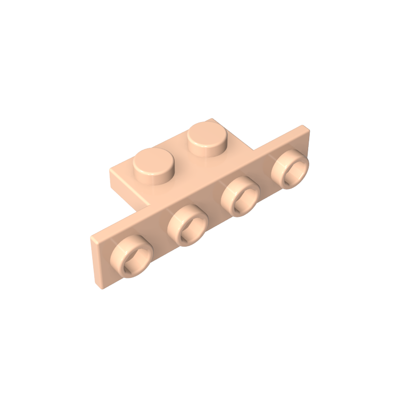 Soporte 1 x 2 - 1 x 4 [Esquinas redondeadas]-MyGobricksEs