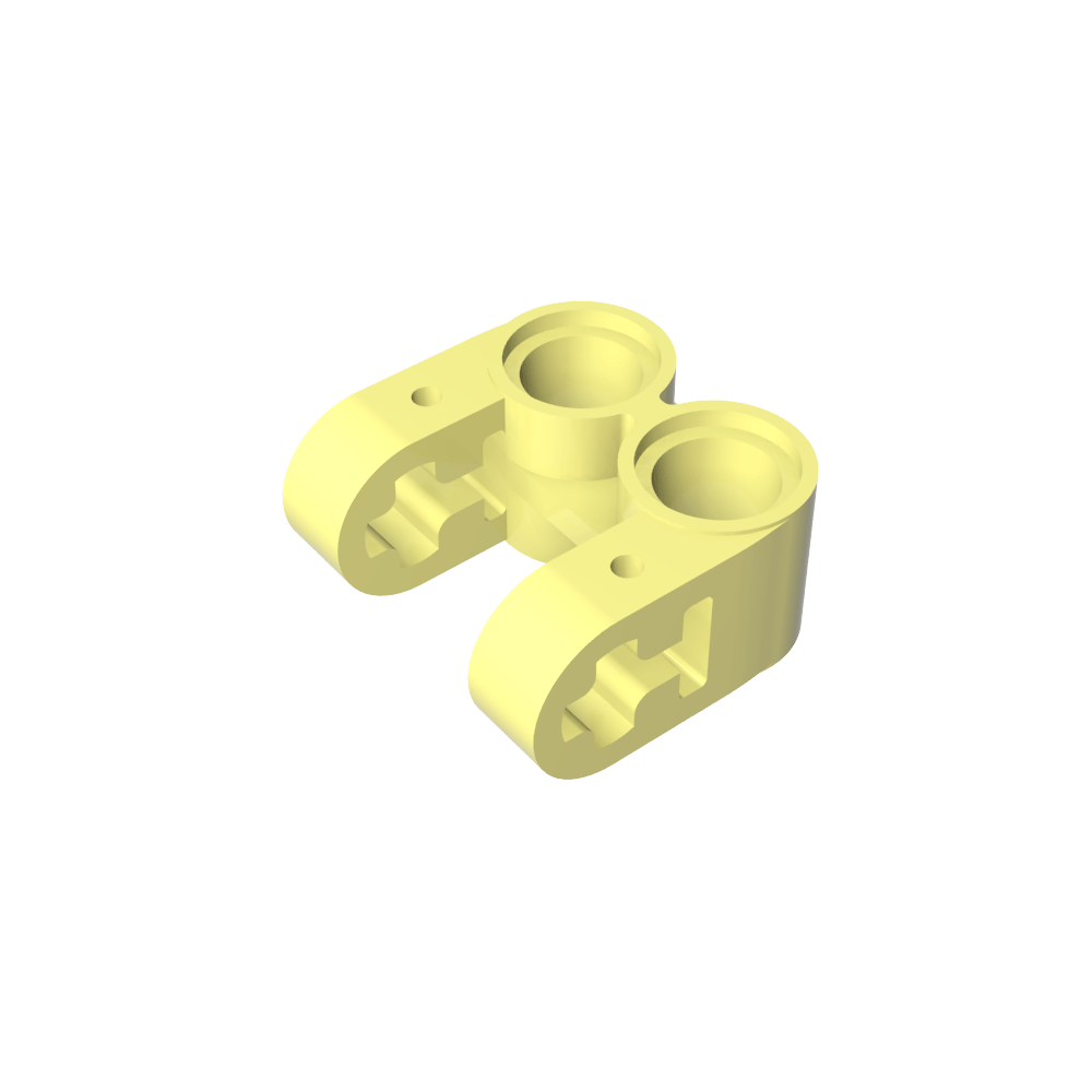 Conector de eje y pasador Technic, perpendicular, doble división-MyGobricksEs