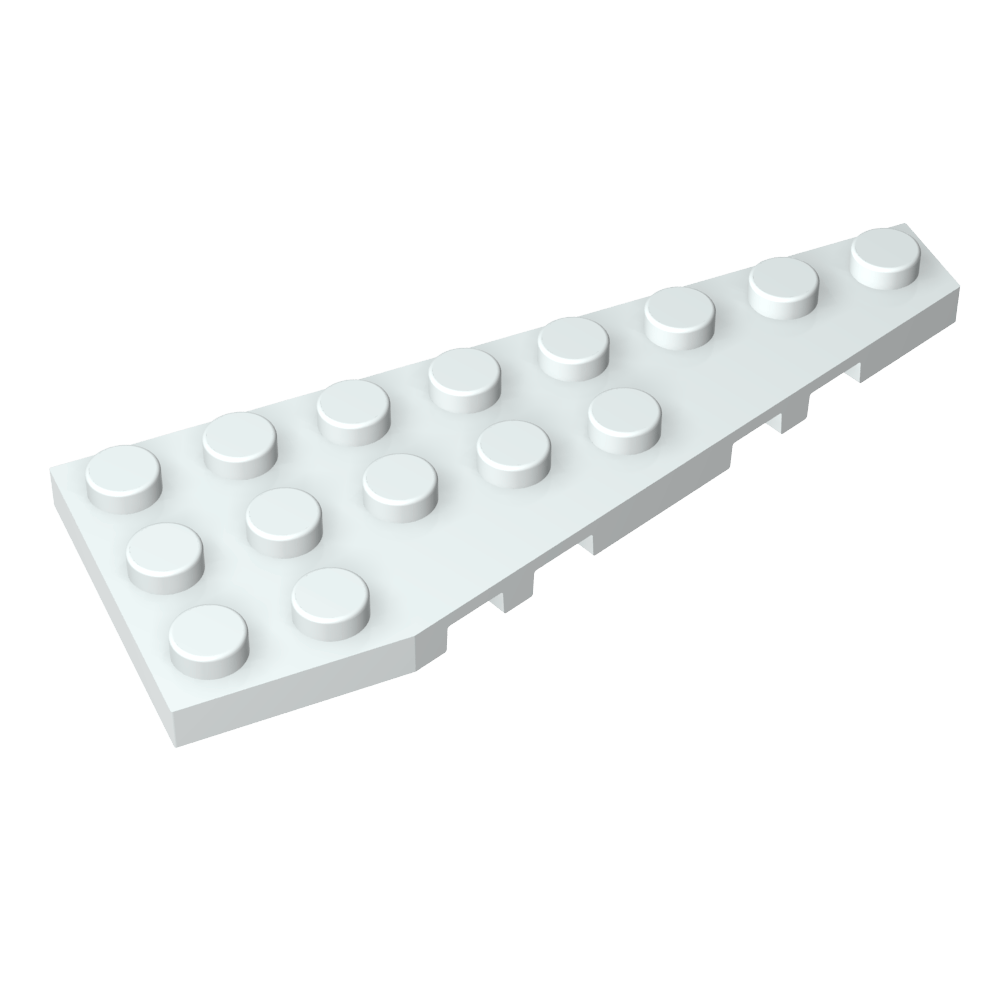 Placa de cuña 8 x 3 derecha-MyGobricksEs