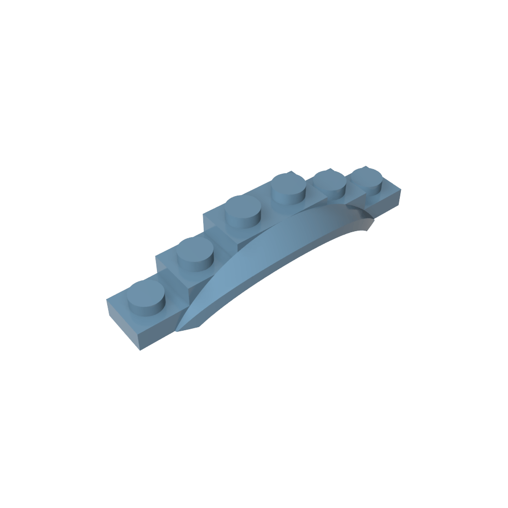 Paso de rueda, guardabarros, 1 1/2 x 6 x 1 [Arco extendido]-MyGobricksEs
