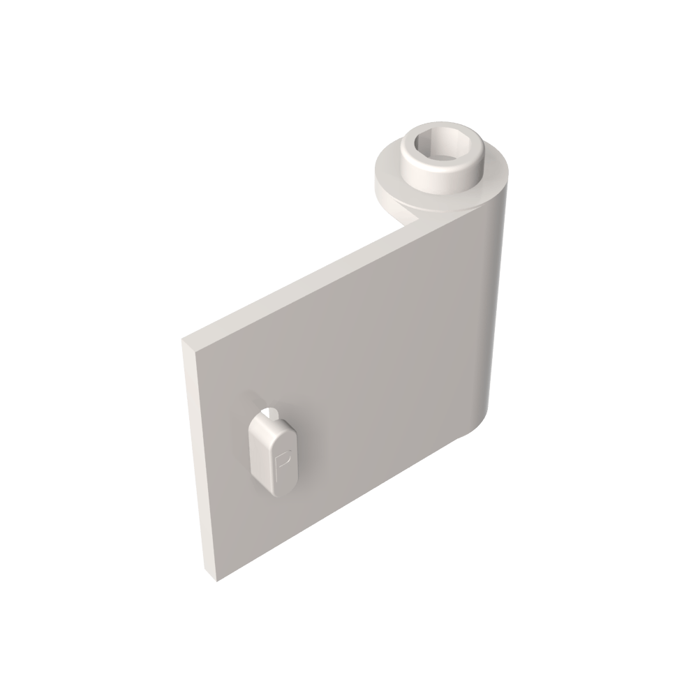 Puerta 1 x 3 x 2 Derecha - Abierta entre la bisagra superior e inferior-MyGobricksEs