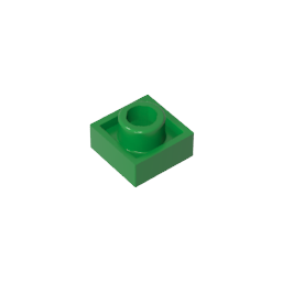 1 x 1 tablero de doble cara-MyGobricksEs