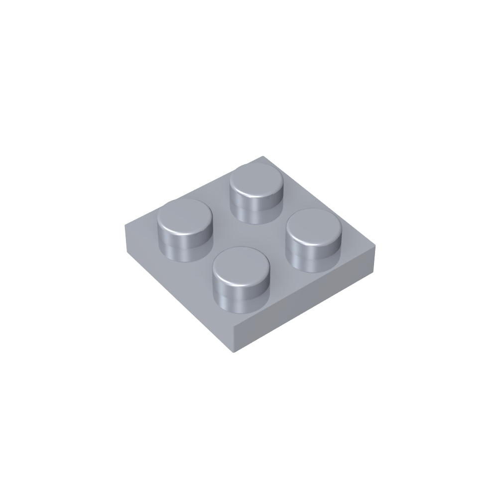 Placa 2 x 2-MyGobricksEs