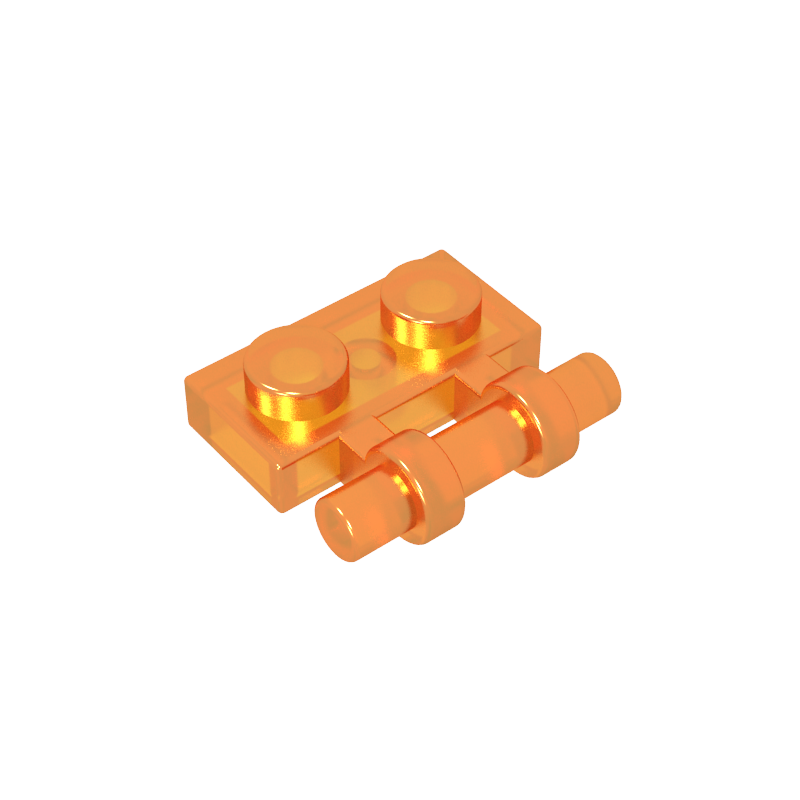 Placa especial 1 x 2 asas laterales [extremos libres]-MyGobricksEs