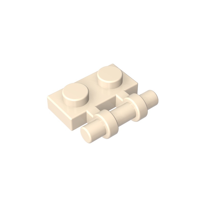 Placa especial 1 x 2 asas laterales [extremos libres]-MyGobricksEs