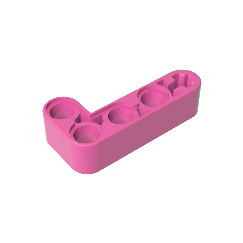 Viga técnica 2 x 4 en forma de L gruesa-MyGobricksEs