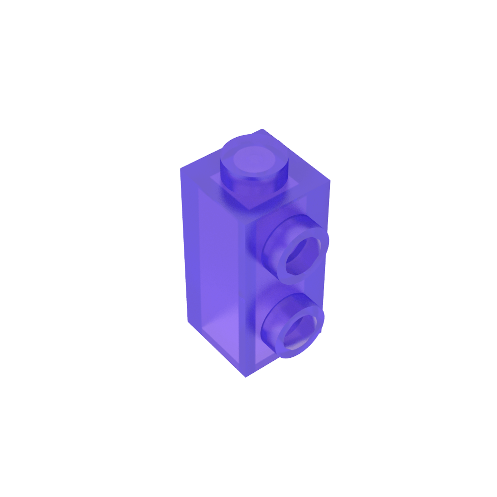 Ladrillo especial 1 x 1 x 1 2/3 con montantes en 1 lado-MyGobricksEs