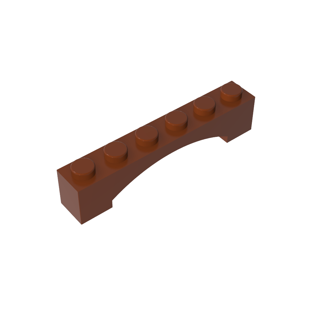 Arco de Ladrillo 1 x 6 Arco Elevado-MyGobricksEs