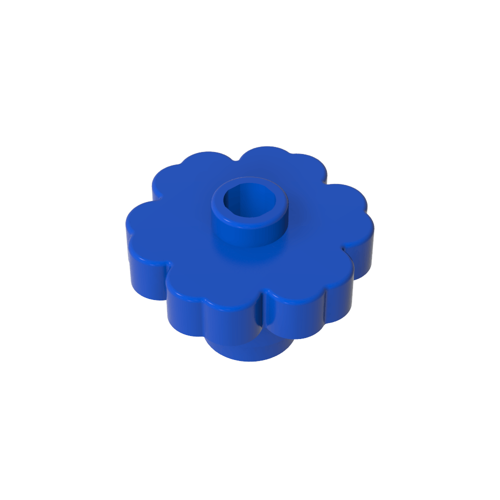 Planta, Flor 2 x 2 - Redonda [Agujero Abierto]-MyGobricksEs