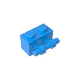 Ladrillo Especial 1 x 2 con Mango-MyGobricksEs